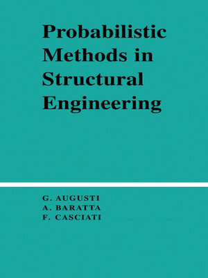 cover image of Probabilistic Methods in Structural Engineering